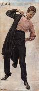 Gustav Klimt Jenenser Student painting